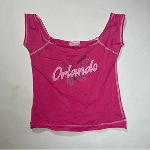 Vintage Y2K Lagaci Sport Pink Top Womens Size Large
